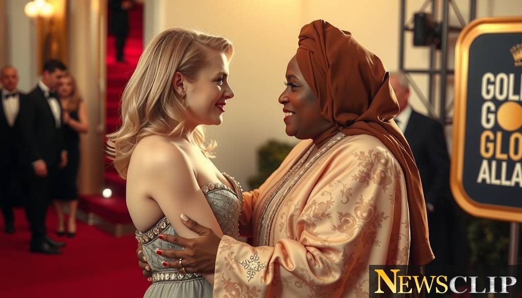 A Heartfelt Reunion: Dakota Fanning & Queen Latifah at the Golden Globes
