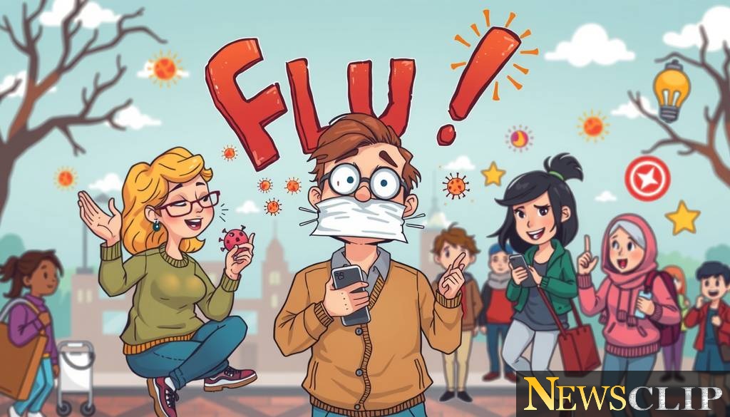 The Flu Variant: A Reflection Through Editorial Art