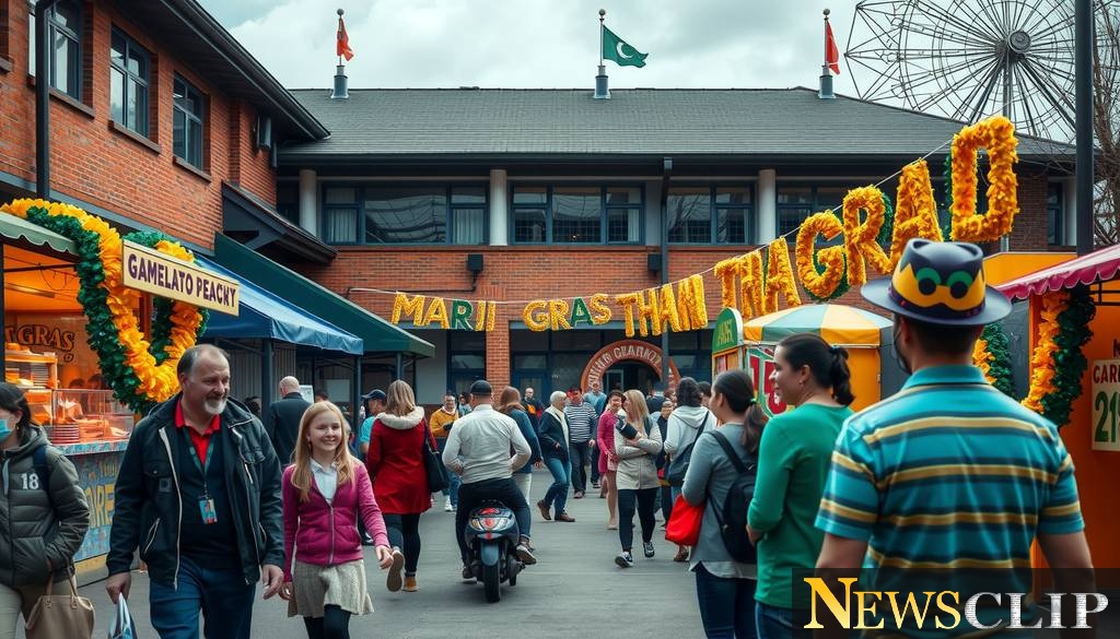 Colorful Family Traditions Shine at St. Clare's Annual Mardi Gras Festival