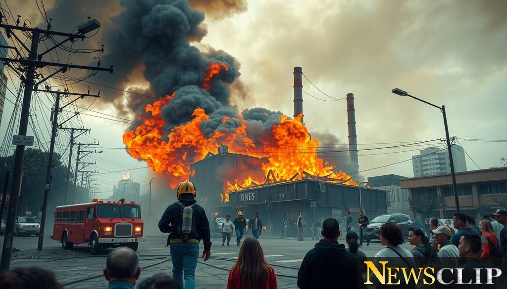 Devastation Strikes North Hills: Fire Displaces Residents and Destroys Local Business