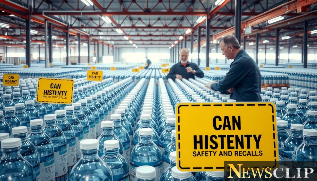 Major Bottled Water Recall: Over 38,000 Gallons Affected by Foreign Contaminant