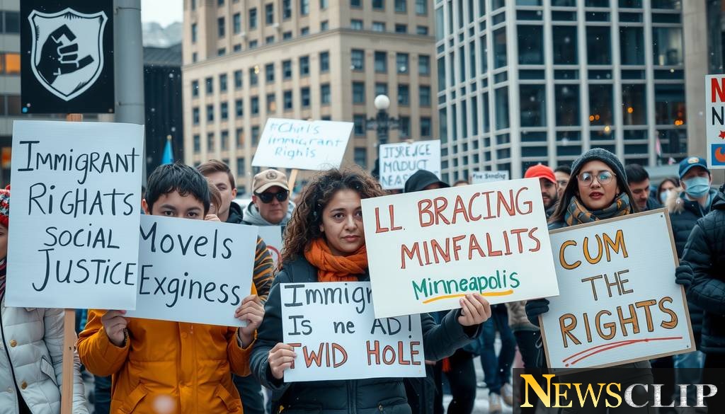 Winter's Chill Breeds Defiance: Minneapolis Protests Against ICE