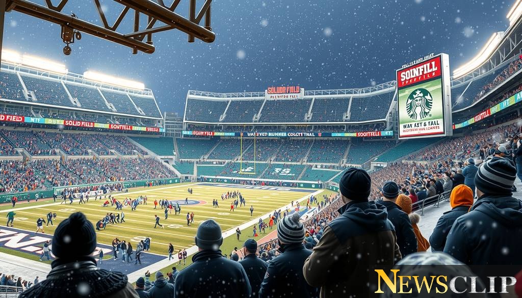 Amidst the Chill: A Playoff Showdown at Soldier Field