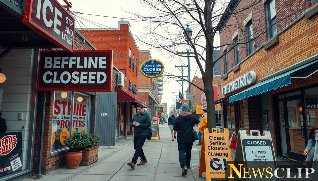 Impact of ICE Presence: Twin Cities Businesses Close Down