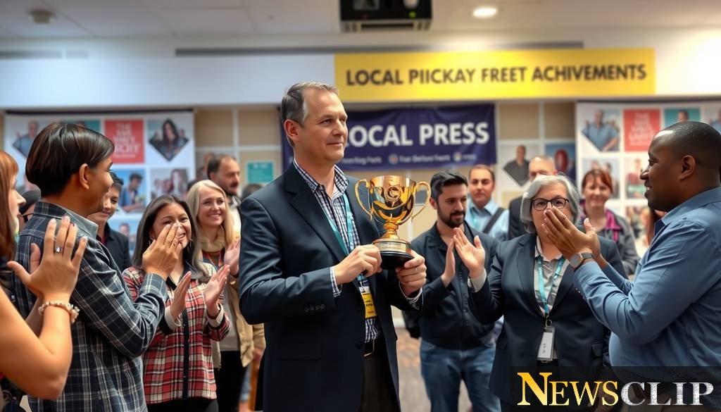 Local Press Owner Honored as Chamber's Business Person of the Year