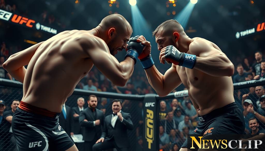 Blood in the Octagon: The Bitter Feud of UFC Stars Unfolds