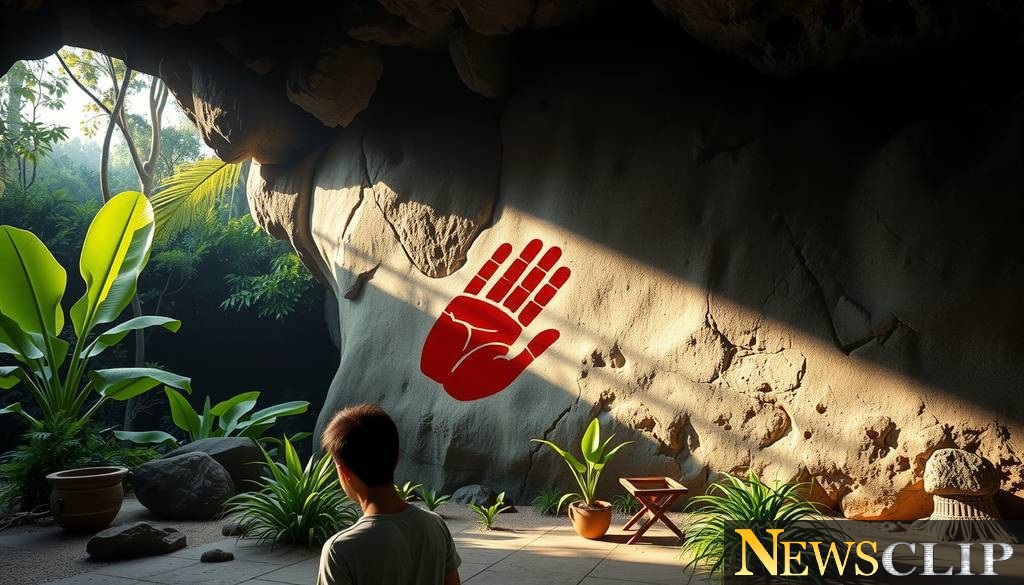 Unveiling the Past: The World's Oldest Handprint Revealed in Indonesian Cave