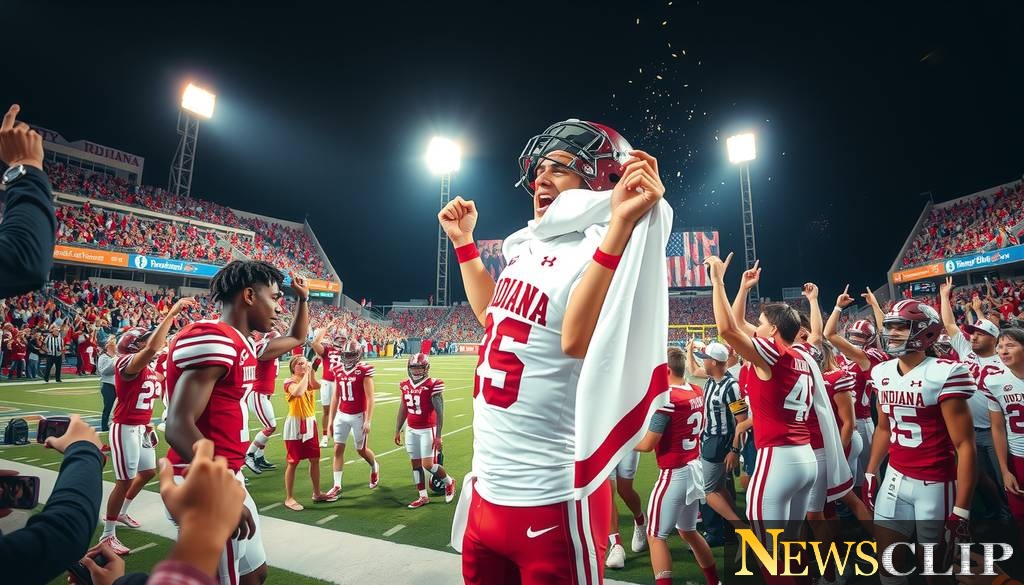 Indiana Secures Unanimous No. 1 in Final College Football Rankings
