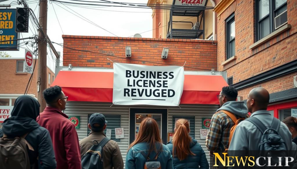 Montgomery City Council Revokes Pizza Restaurant's License: A Closer Look