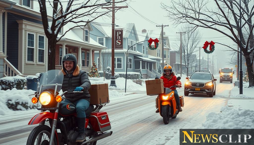 Winter Storm Boosts Business for Springfield's Delivery Drivers and Pizza Shops