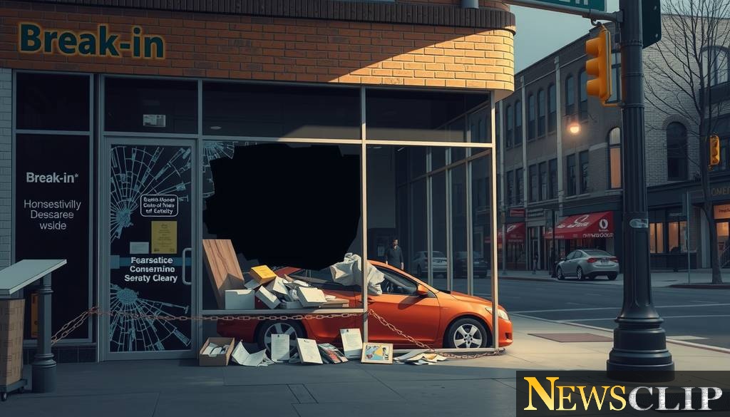 Weekend Break-In Costs Downtown Business Hundreds in Damages