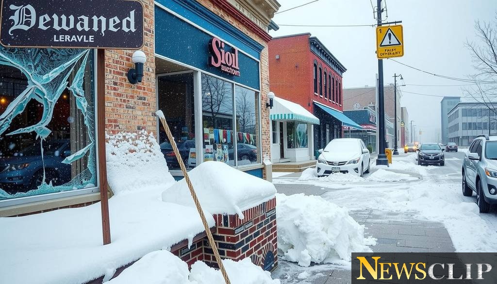 Middletown Business Faces Damage After Snow-Related Incident