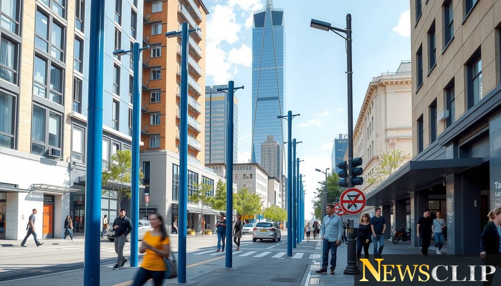 Blue Poles: A Showpiece Safety Feature That Misses the Mark