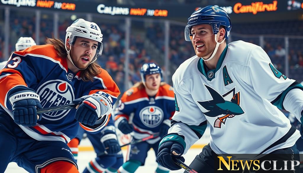 Oilers Gear Up for Unique Challenge Against Sharks