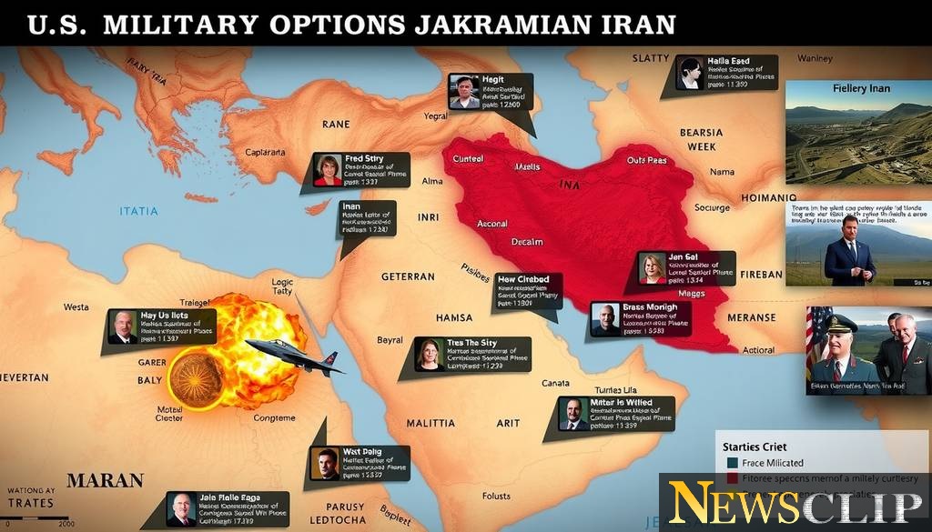 Trump's Strategic Military Calculations Amid Tensions with Iran
