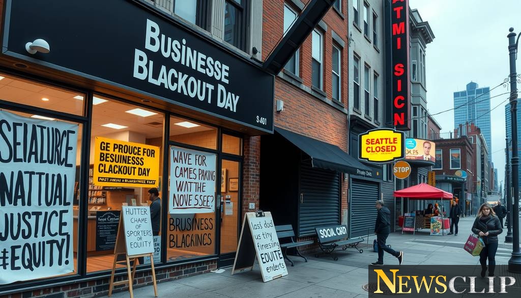 Seattle Businesses Unite for National Business Blackout Day