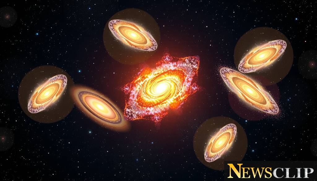 The Cosmic Playbook: Unraveling the Five-Galaxy Merger