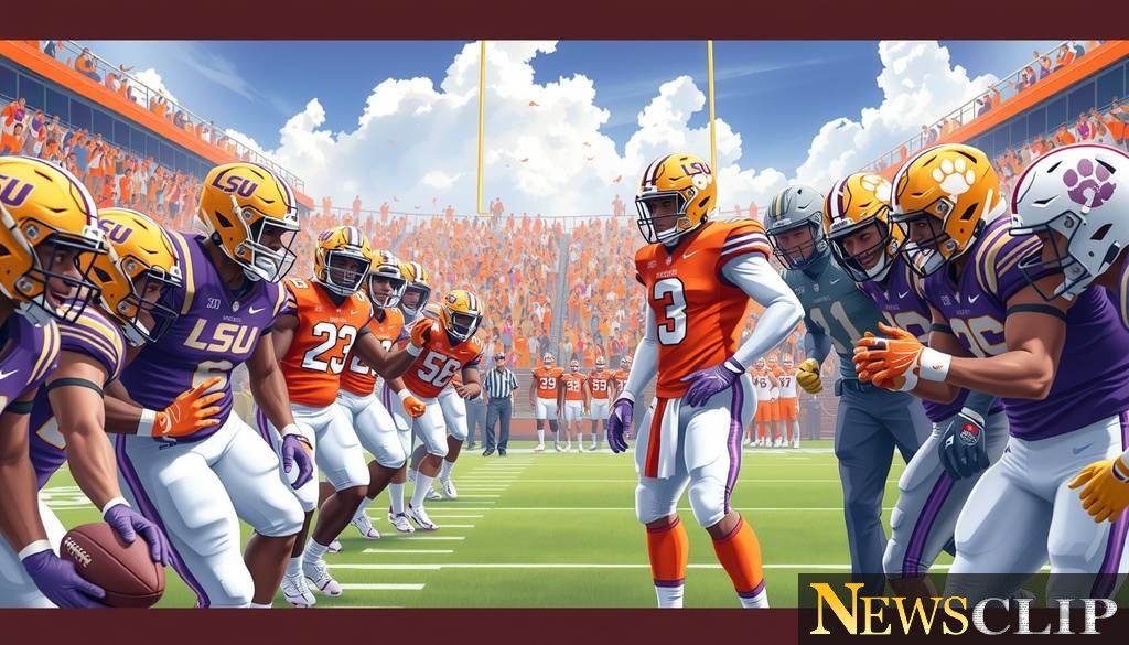 LSU Tigers Kick Off Season as Favorites: Clemson Challenges Await