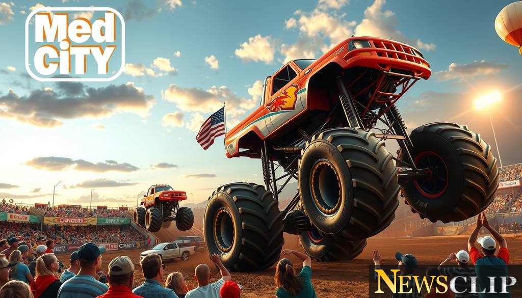Revving Up Excitement: Monster Truck Show Takes Med City by Storm