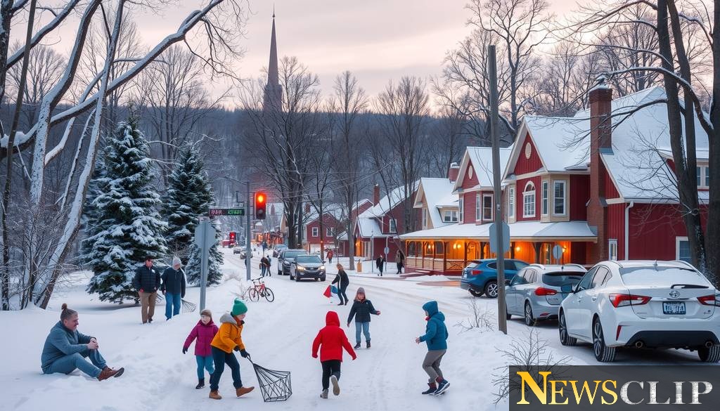 North Georgia's Winter Wonderland: A Community Blanketed in Snow