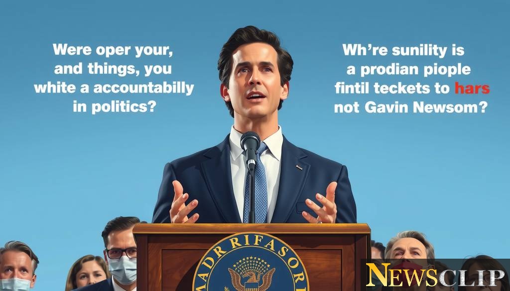 Gavin Newsom Demands Action on Disturbing GOP Texts and Critiques Leadership