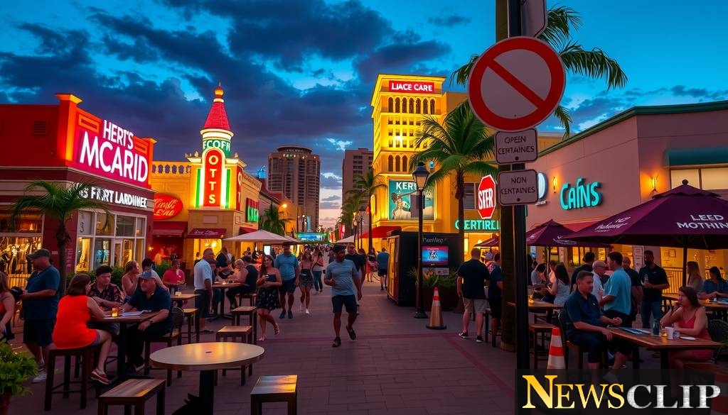 Fort Lauderdale's Dramatic Shift: Banning Open Containers in Entertainment Districts