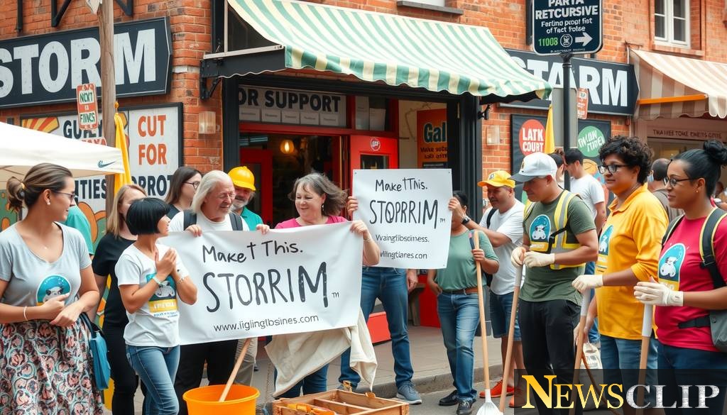 Community Unites to Support Fayetteville Business Owner After Storm Damage