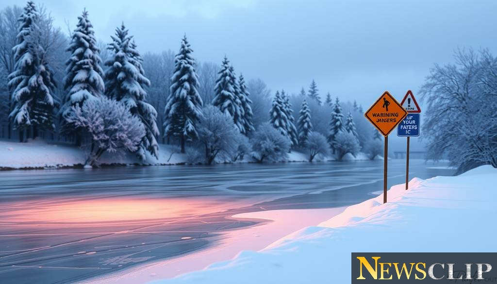 Navigating the Dangers: Frozen Rivers Are Not Playgrounds
