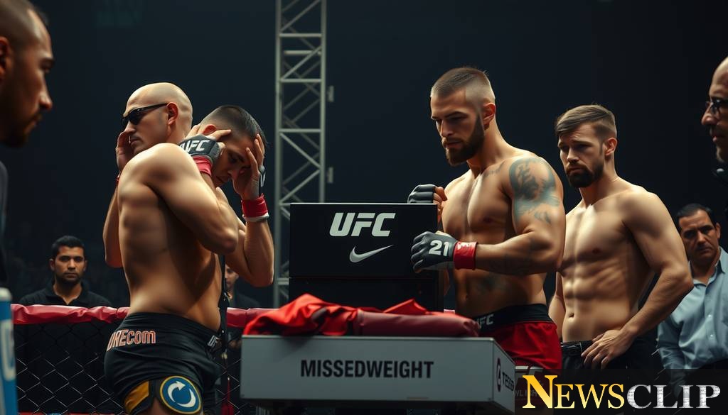 UFC Vegas 113: Weigh-In Woes Highlight Fight Night Struggles