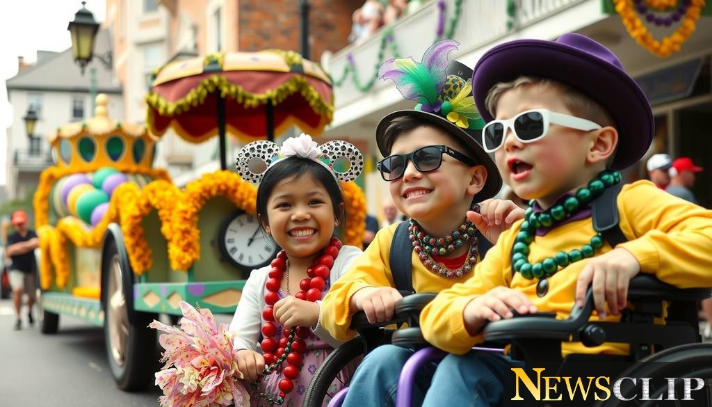 New Orleans Doctor's Krewe of VIPs: Making Mardi Gras Accessible for Disabled Kids