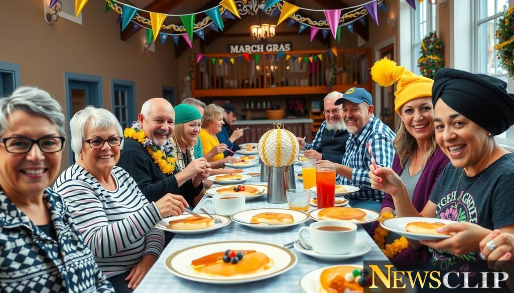 Join the Festivities: Mardi Gras Pancake Supper at Cable UCC