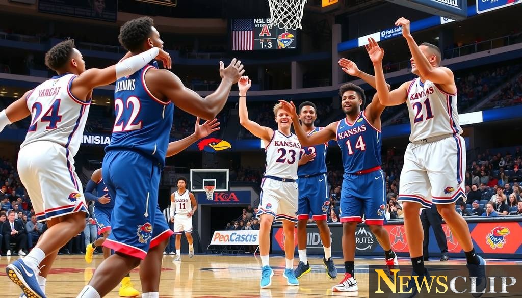 Kansas Upsets No. 1 Arizona in a Thrilling Showdown