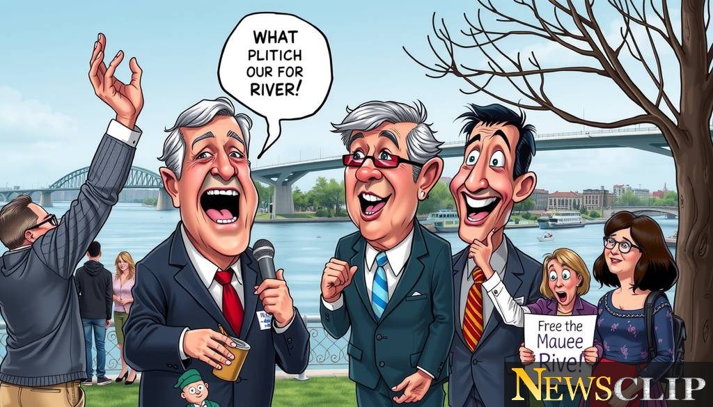 Decoding Maumee Dearest: A Cartoon Commentary on Political Waters
