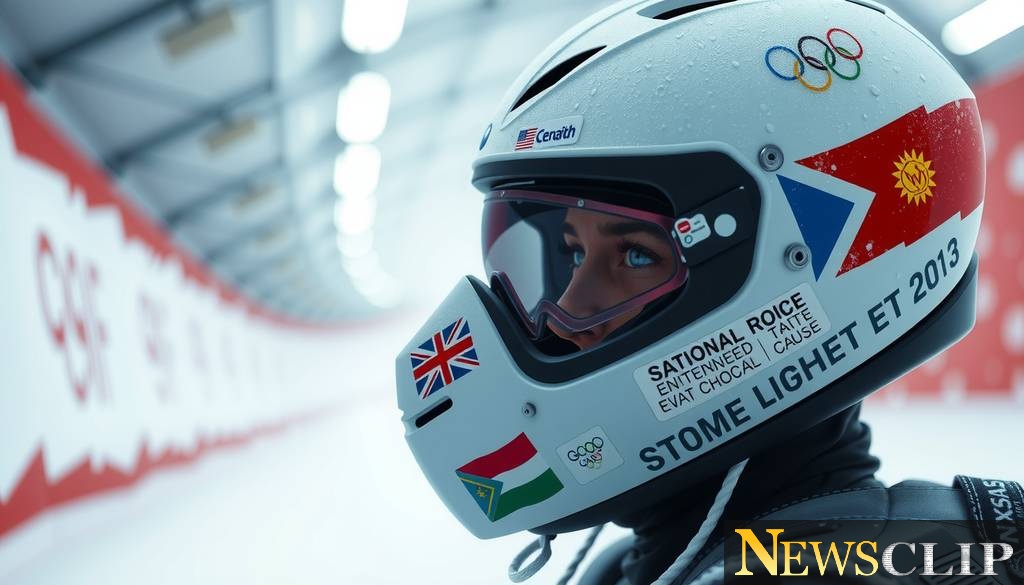 The Spirit of Sport: Ukrainian Skeleton Star Disqualified for Helmet Tribute