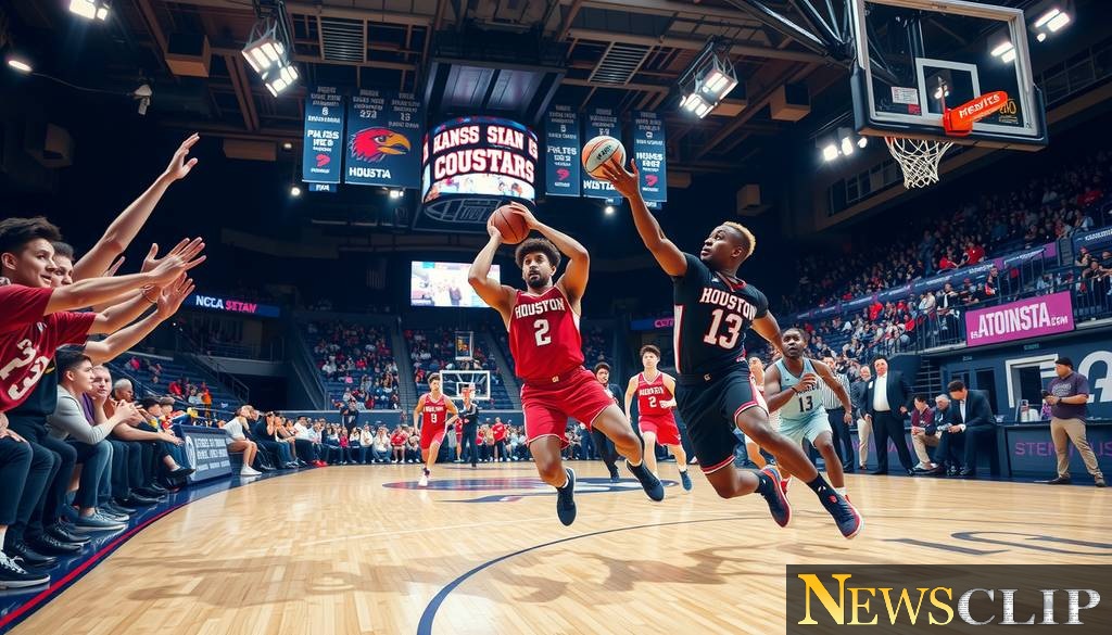 Cougars Impress: Houston Secures a 78-64 Victory Over Kansas State