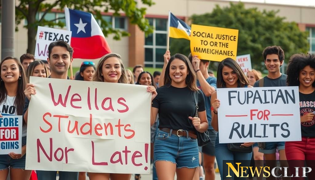 Students Stand Against ICE: A Memorial of Resistance in Texas