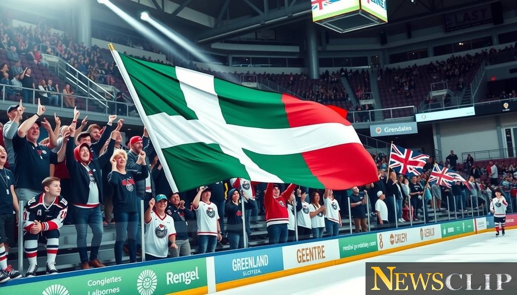 The Meaning Behind Greenland's Flag at US-Denmark Hockey Game