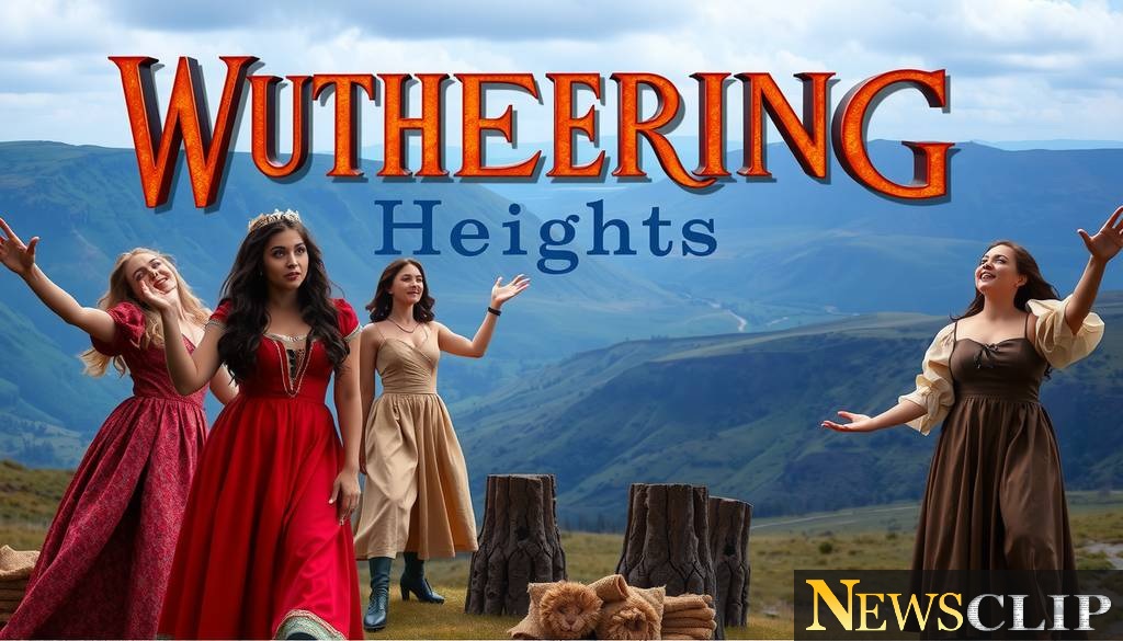 Color-Coded Chaos: A Playful Look at the 'Wuthering Heights' Cast