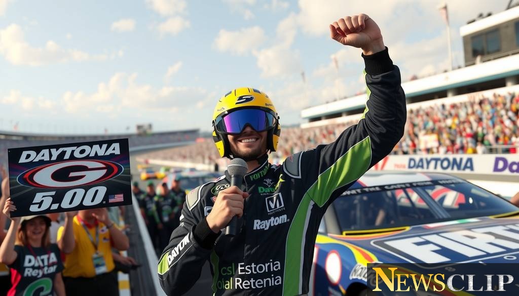 Tyler Reddick Triumphant at the 68th Daytona 500!