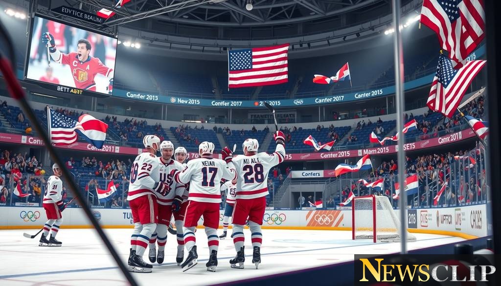 Dominating the Ice: U.S. Men's Hockey Unbeaten as Knockout Round Approaches