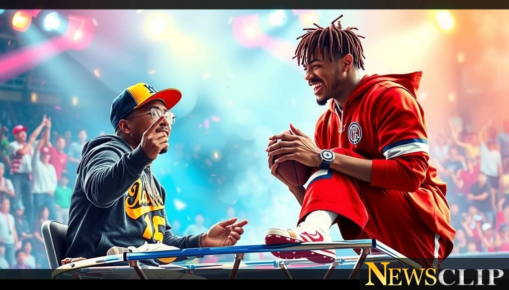 Flavor Flav Spits Bars with CNN's Sports Anchor: A Unique Collaboration