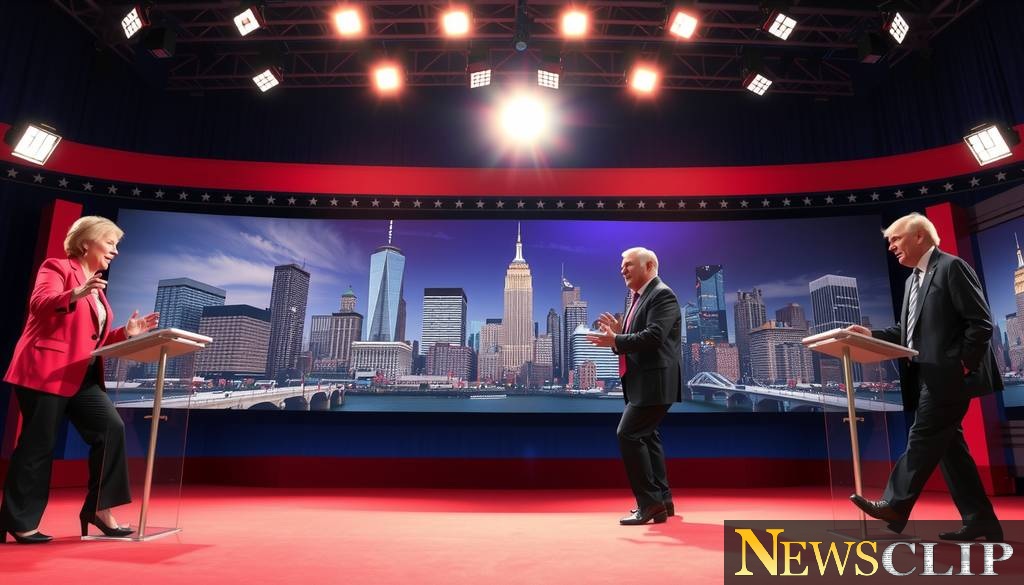 Debate Night in NYC: Candidates Spar as Trump Looms Large