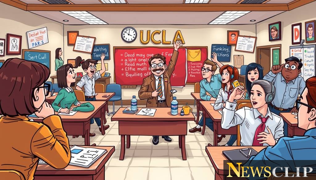 UCLA: A Satirical Stage of Educational Drama