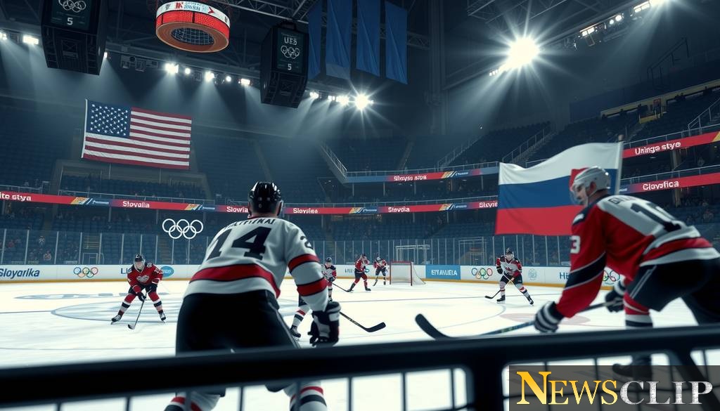 Olympic Showdown: USA vs. Slovakia in Men's Hockey Semifinals