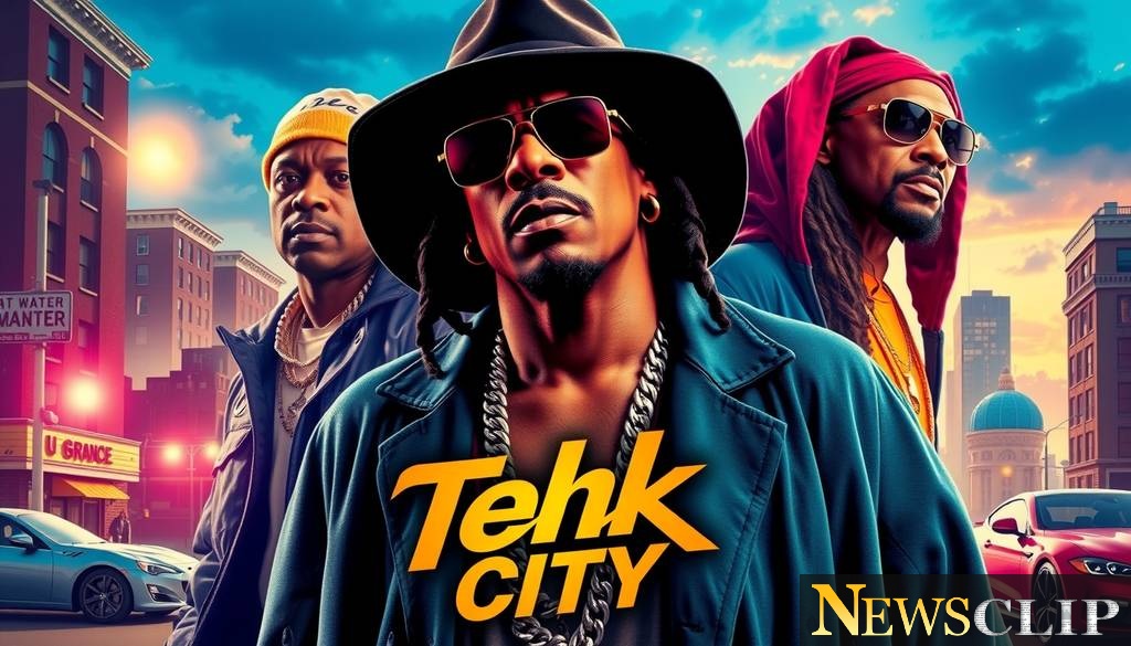Hip-Hop Legends Unite for a Cinematic Adventure in 'Tehk City'
