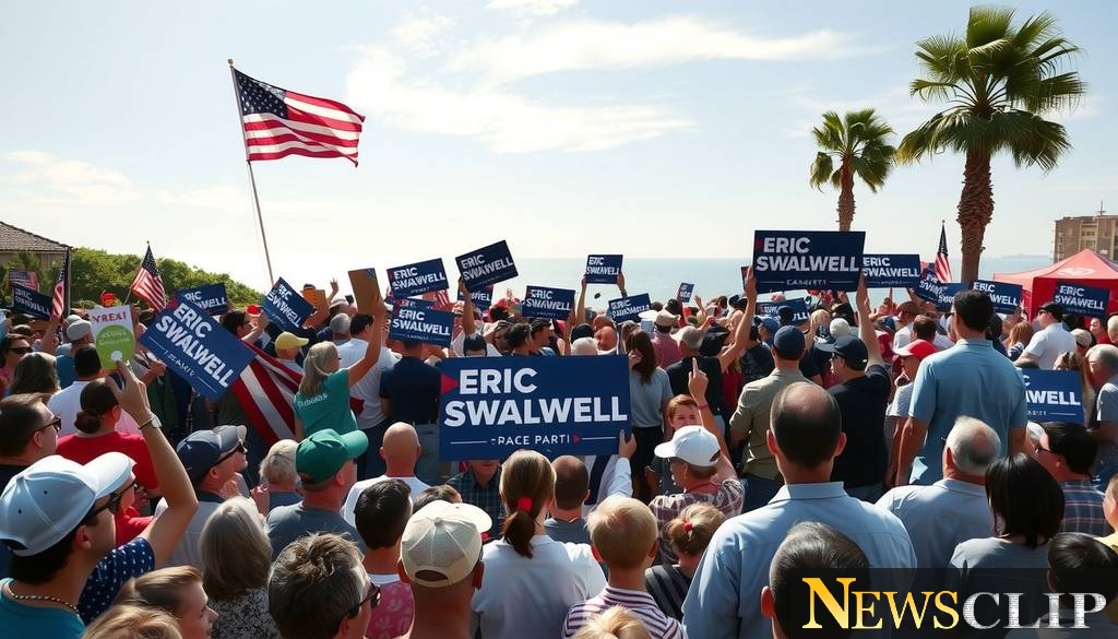Swalwell Leads Delegate Vote as California Democrats Face Divisions in Primary