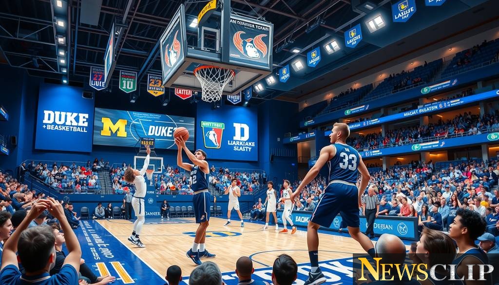 Duke and Michigan Dominate the Rankings Amid Shifting Tides in College Basketball