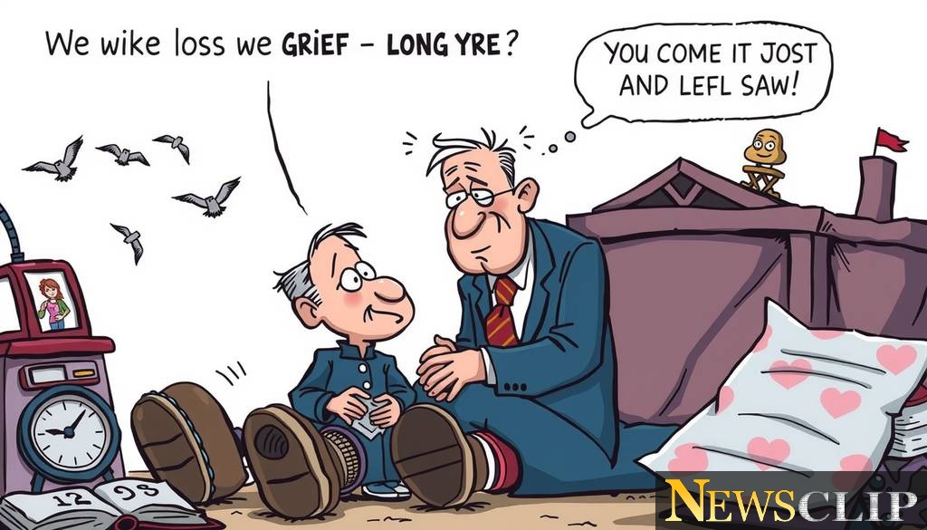 Navigating Themes of Loss: Reflections on a Cartoon