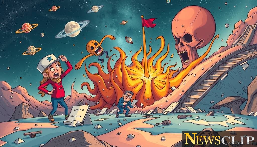 The Universe in Cartoons: Reflections on a Tumultuous Era