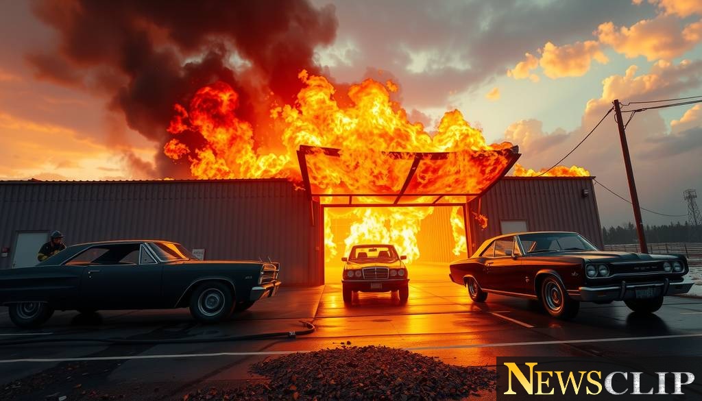 Inferno at Thornton: A Fire Claims Nearly 150 Classic Vehicles